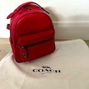Coach Campus Leather Backpack